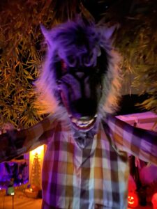 Scar Werewolf on Halloween night
